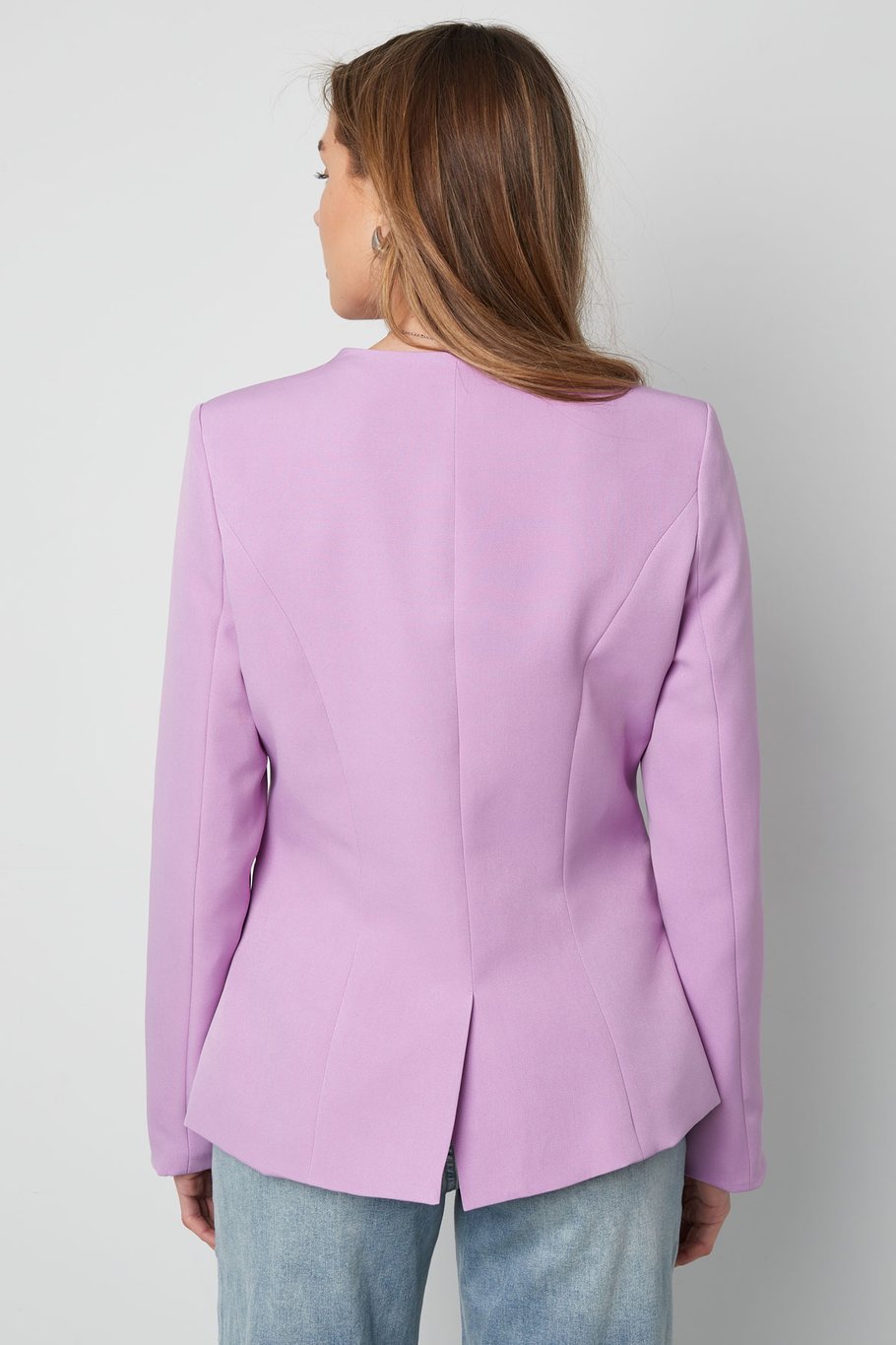 Trendy Blazer Top - limone Bild4